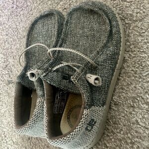 Hey Dude Kids Gray Slippers